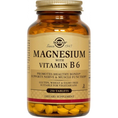  Solgar Magnesium vitamin B6 250 