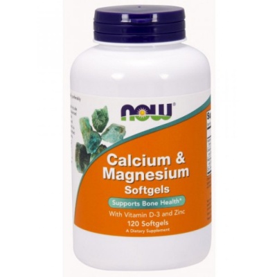 Витамины NOW Calcium Magnesium 120 капсул
