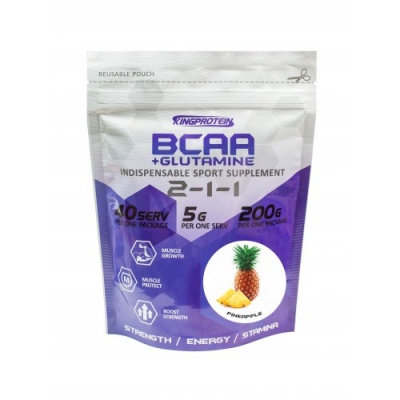  King Protein BCAA+Glutamine 2-1-1  200 
