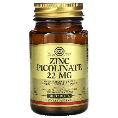  Solgar Zinc Picolinate 100 