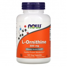 Аминокислота NOW L-Ornithine 500 mg 120 капсул